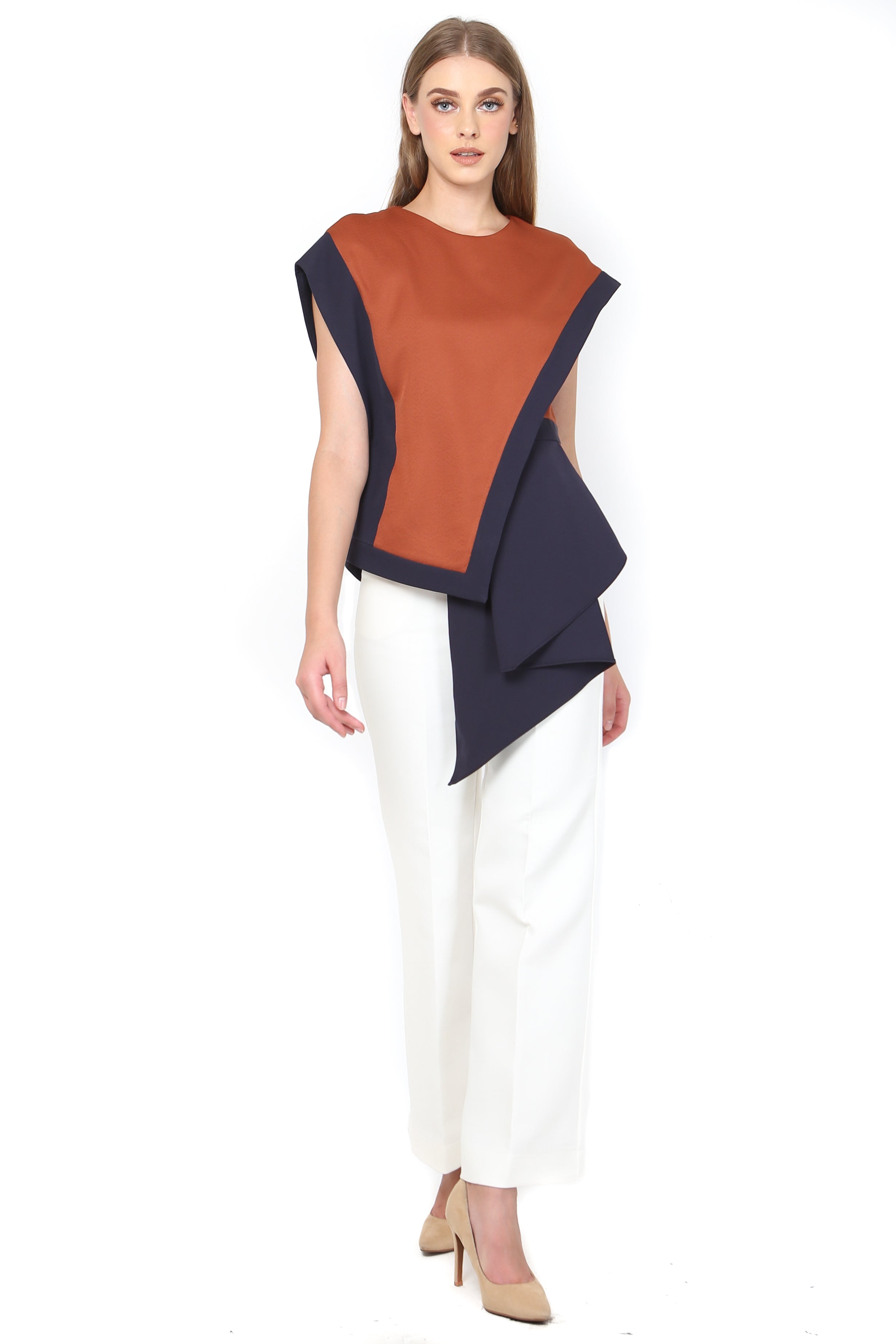 Top Mustard Navy Teracota