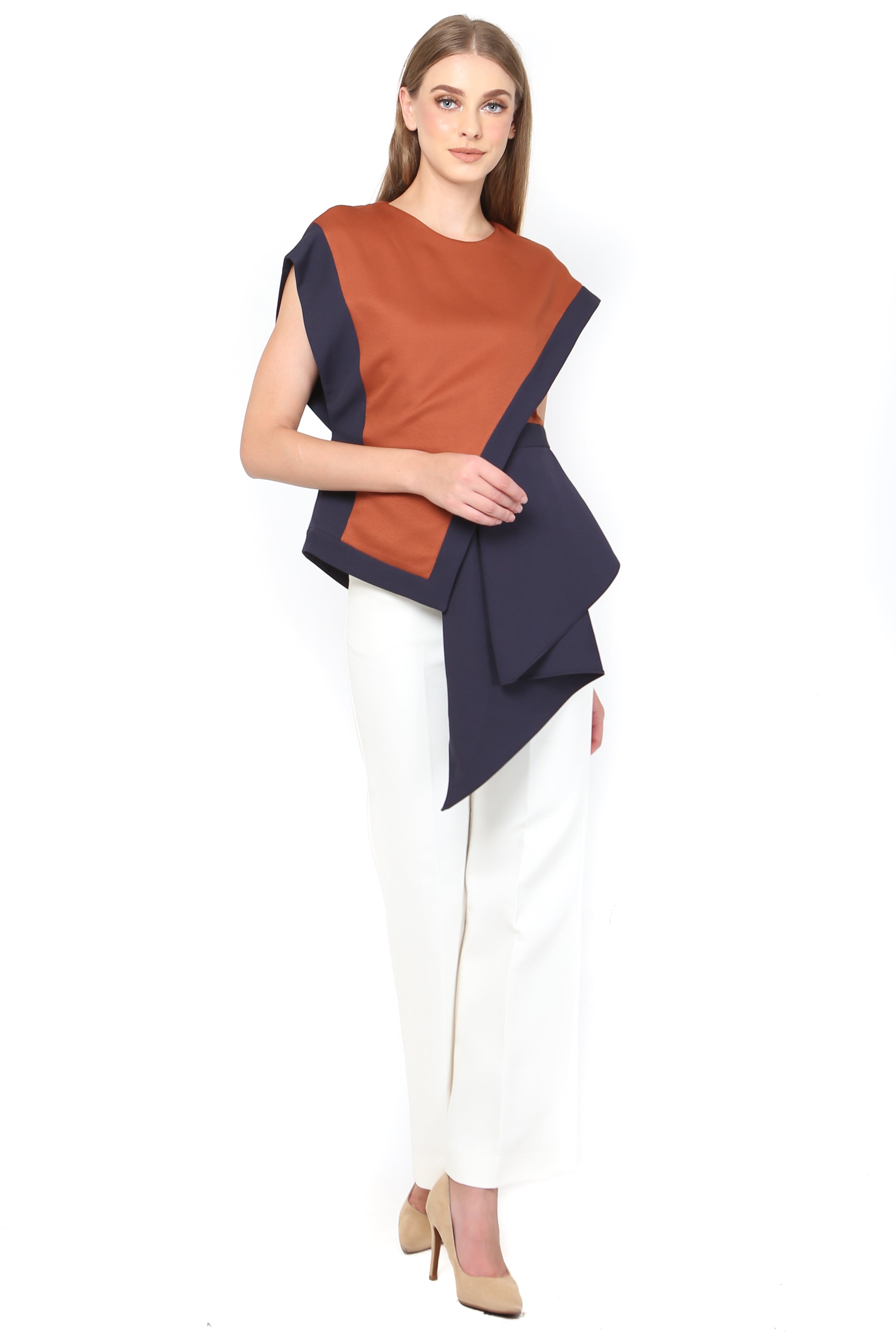 Top Mustard Navy Teracota