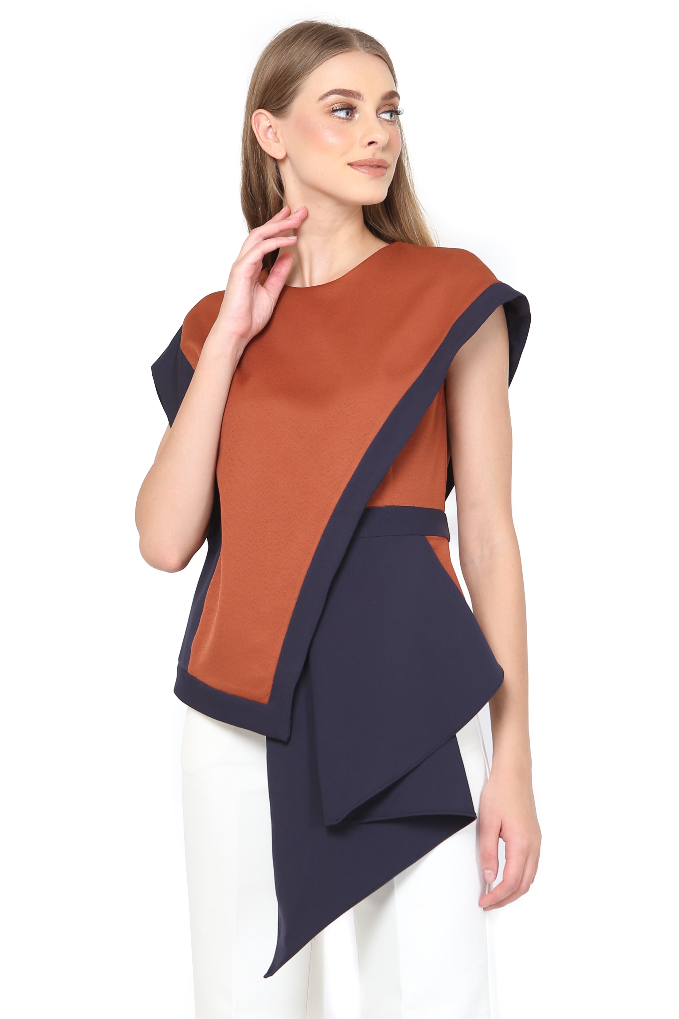 Top Mustard Navy Teracota