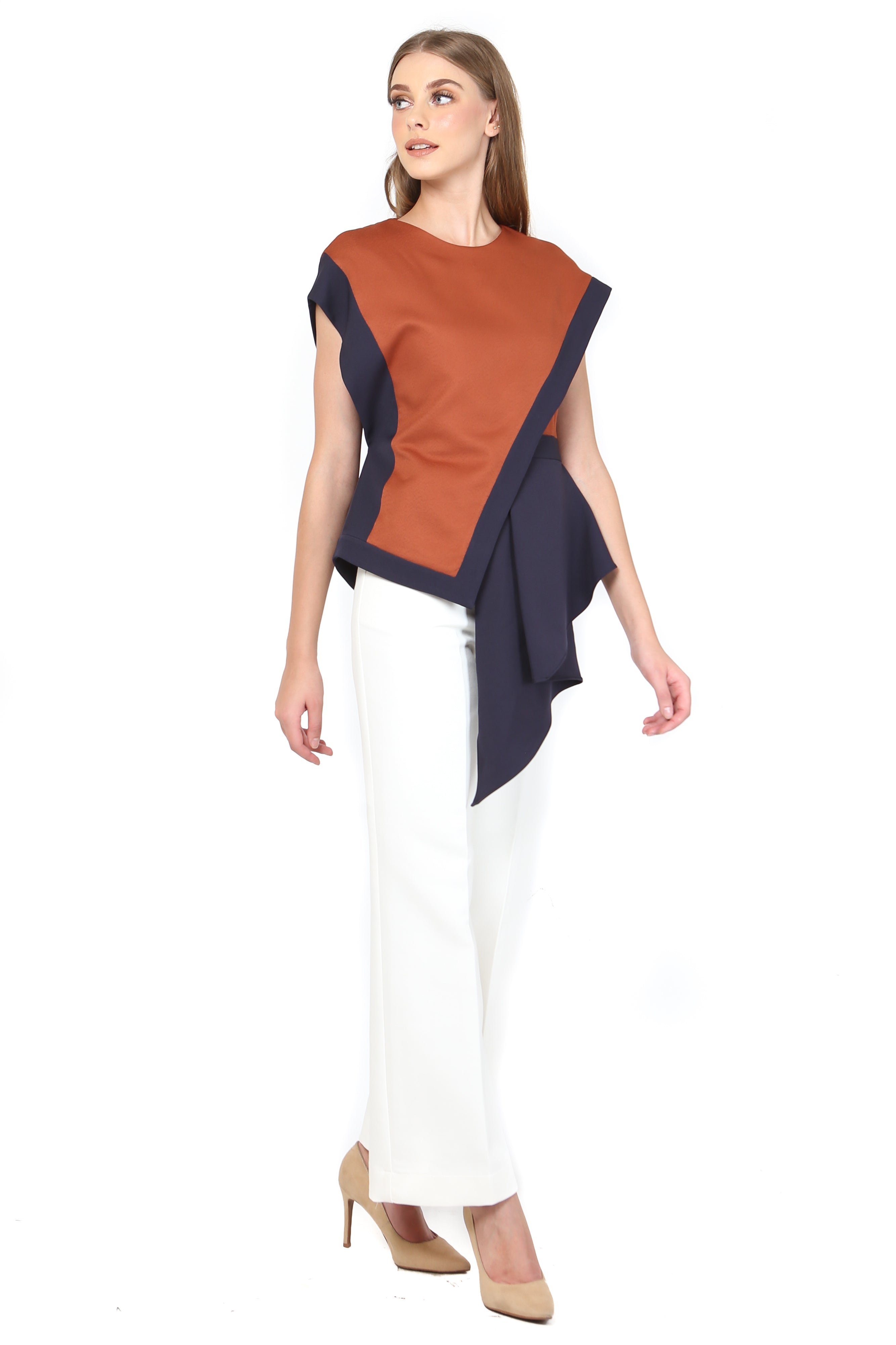 Top Mustard Navy Teracota