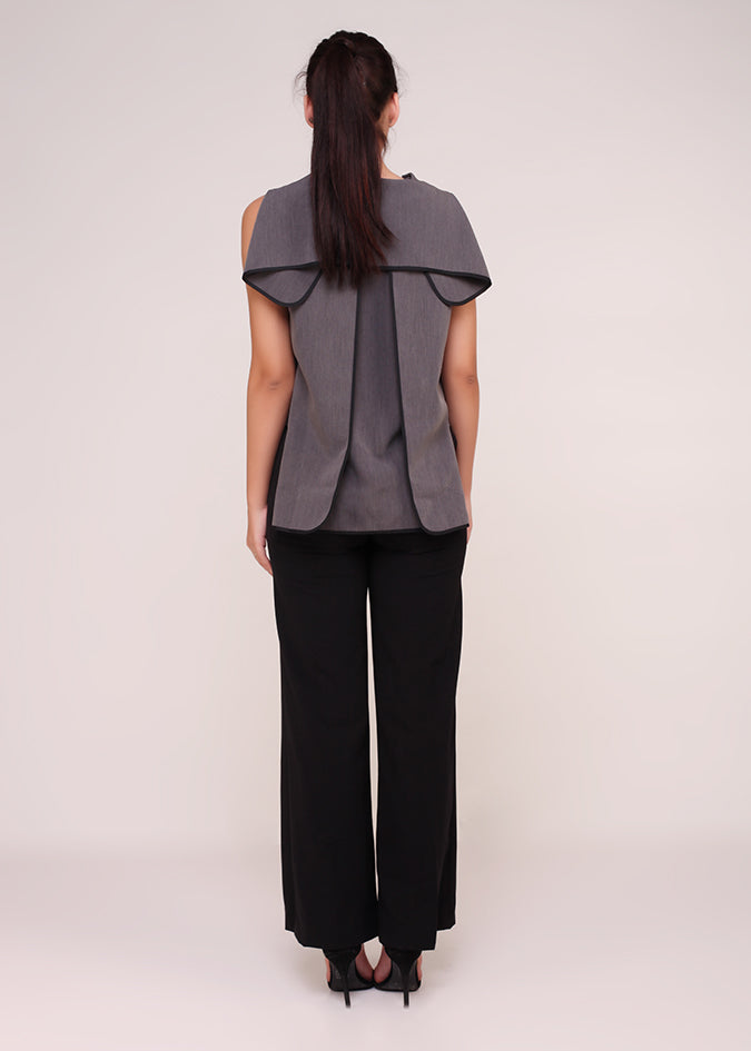 Top Bolak Balik Grey