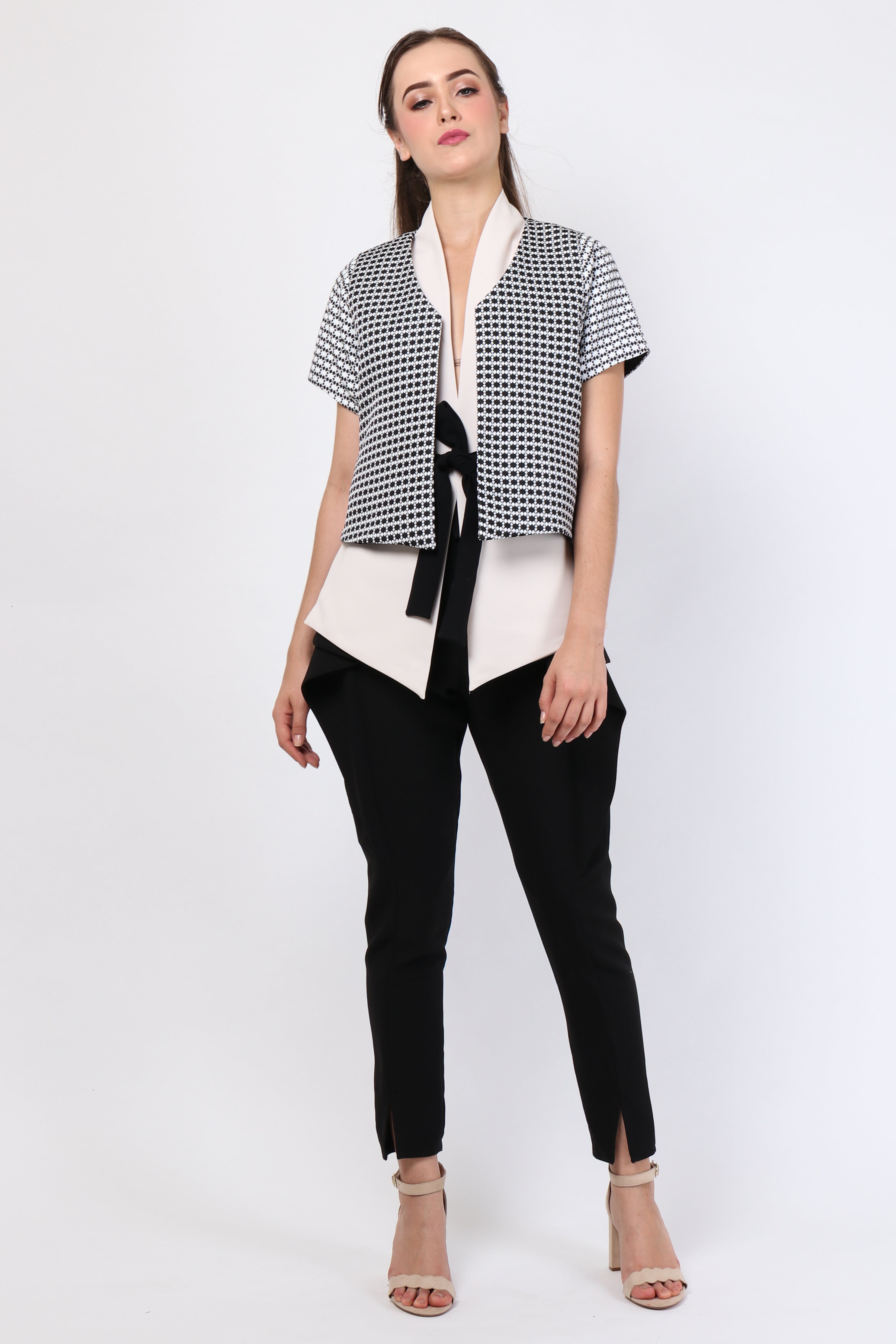 Top Kimono Rois Check