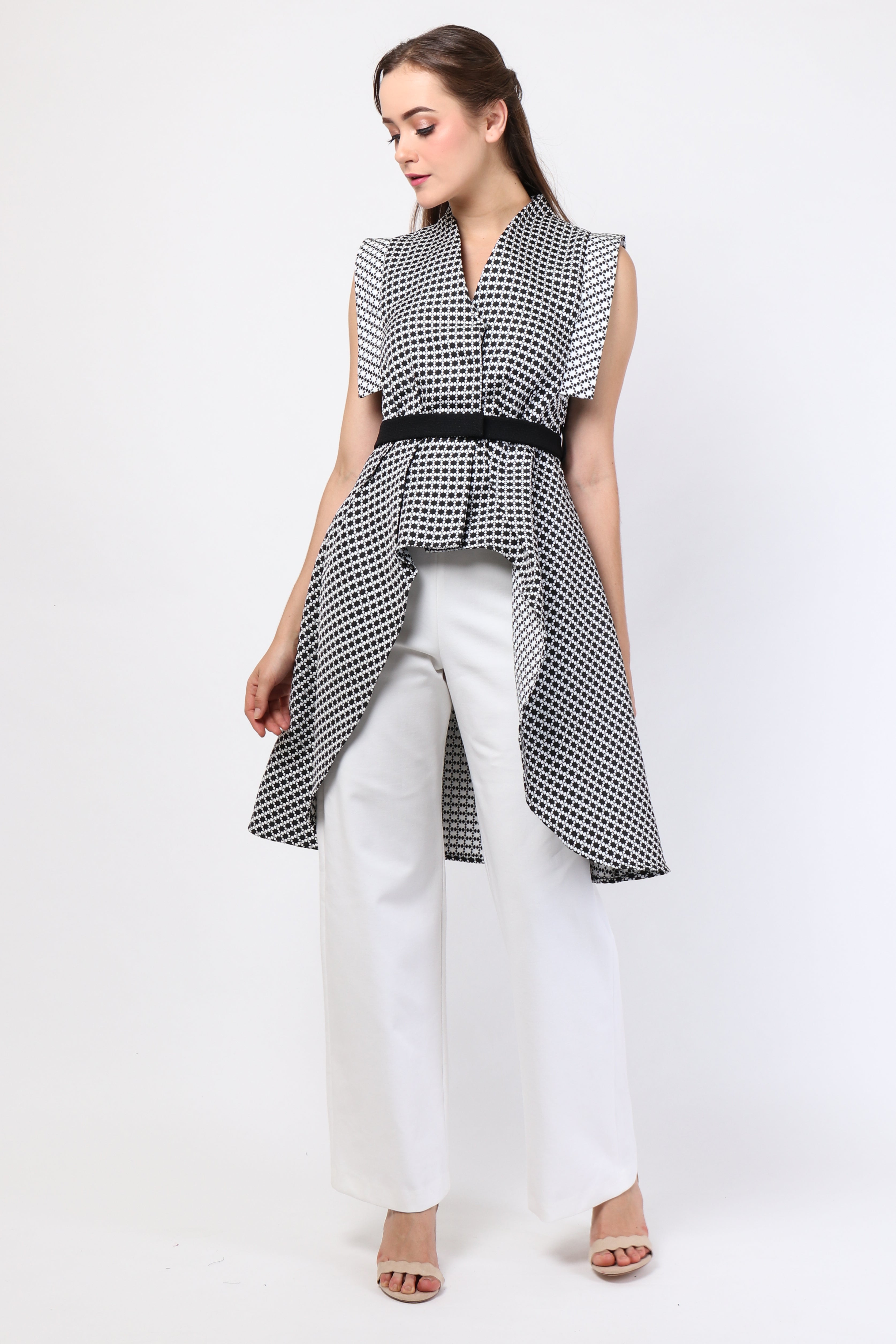 Top Kimono Rois Check