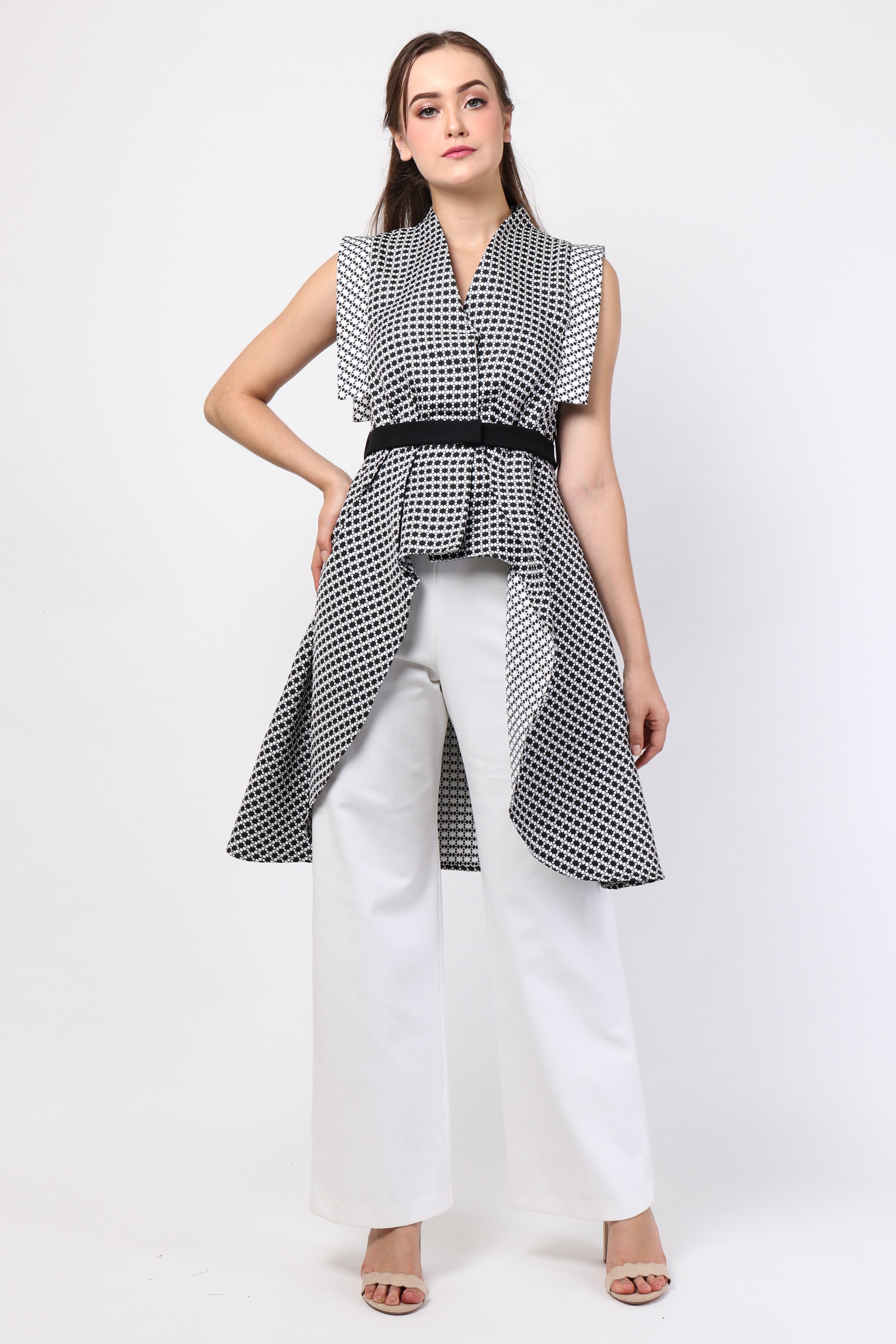 Top Kimono Rois Check