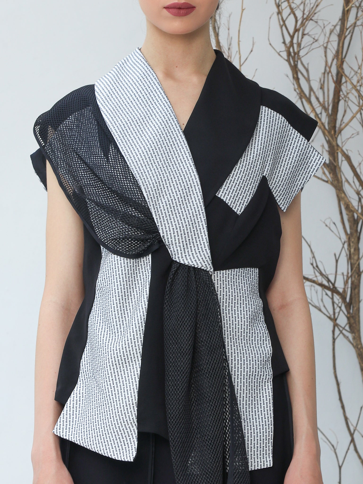 TOP JALA CHECKERED