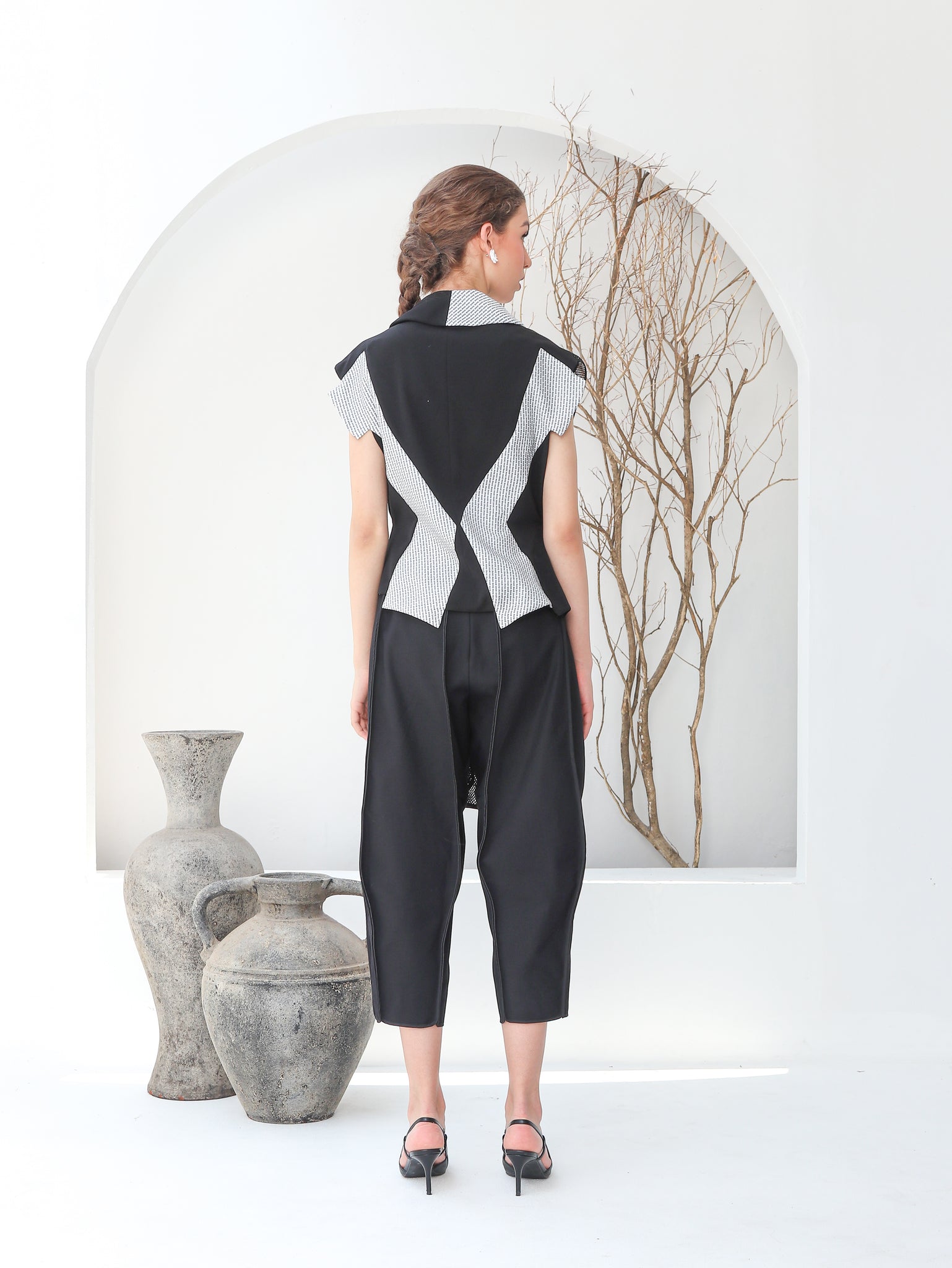 TOP JALA CHECKERED