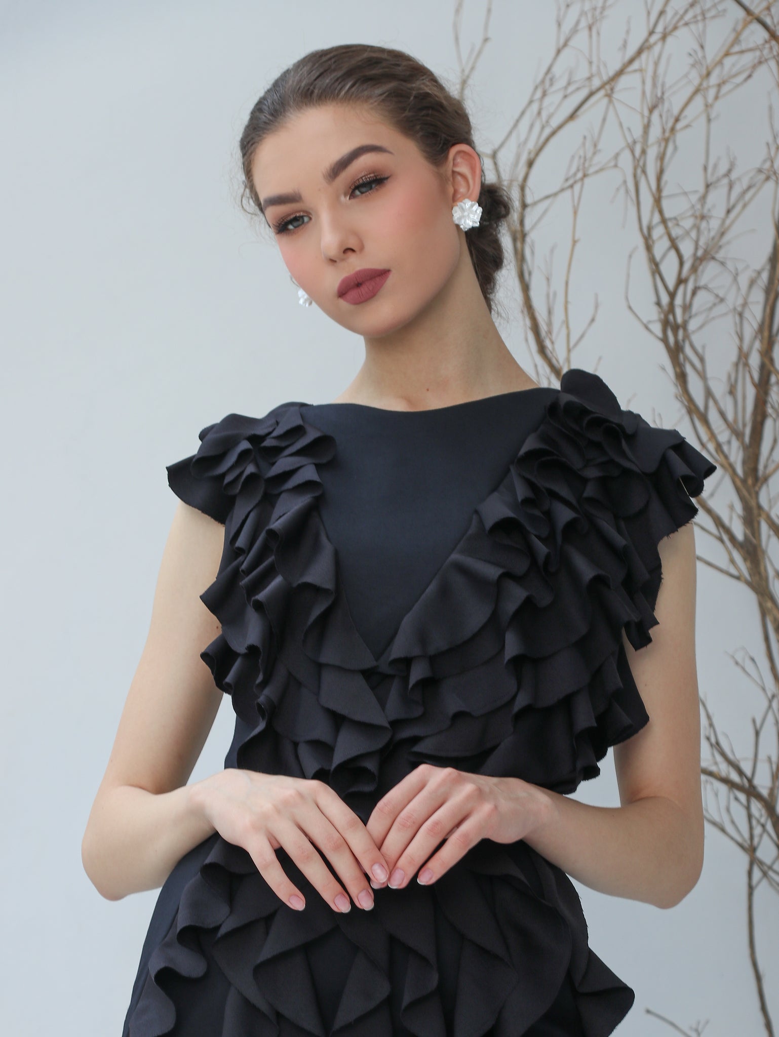 DRESS RUMBAI HITAM