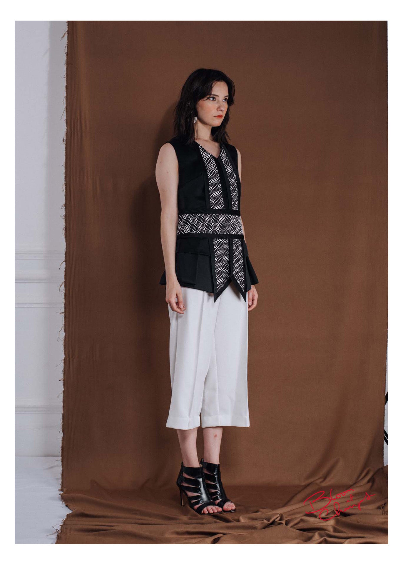 Chess Belted Top