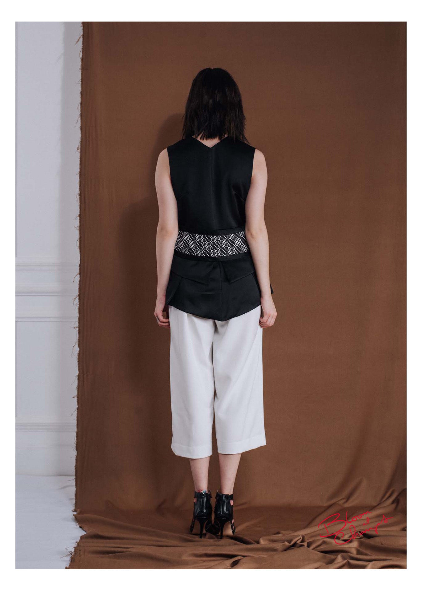 Chess Belted Top