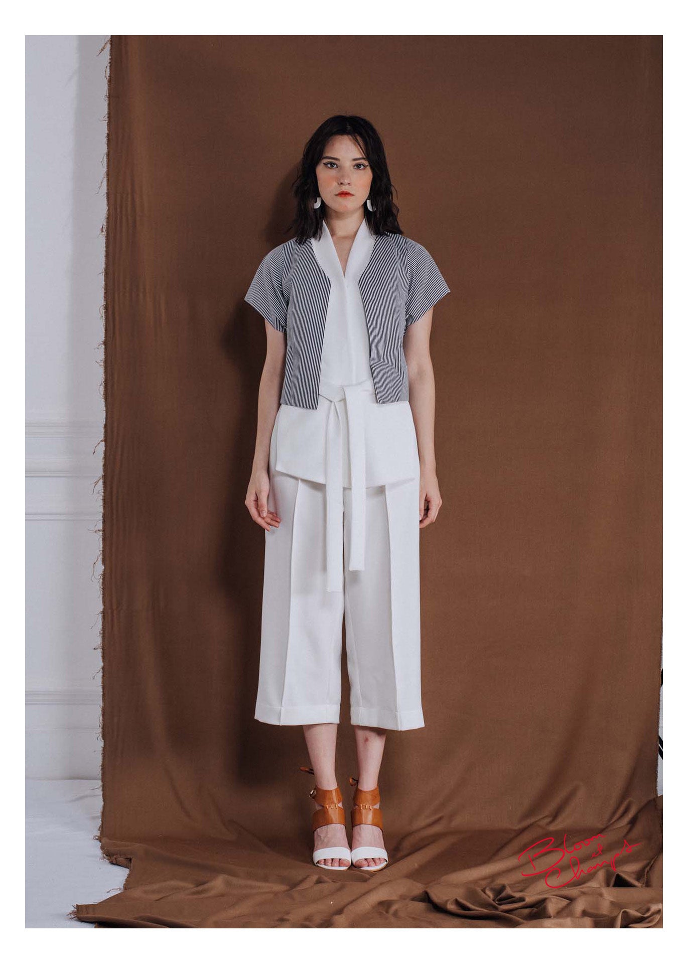 Sleeved Double Vest Top