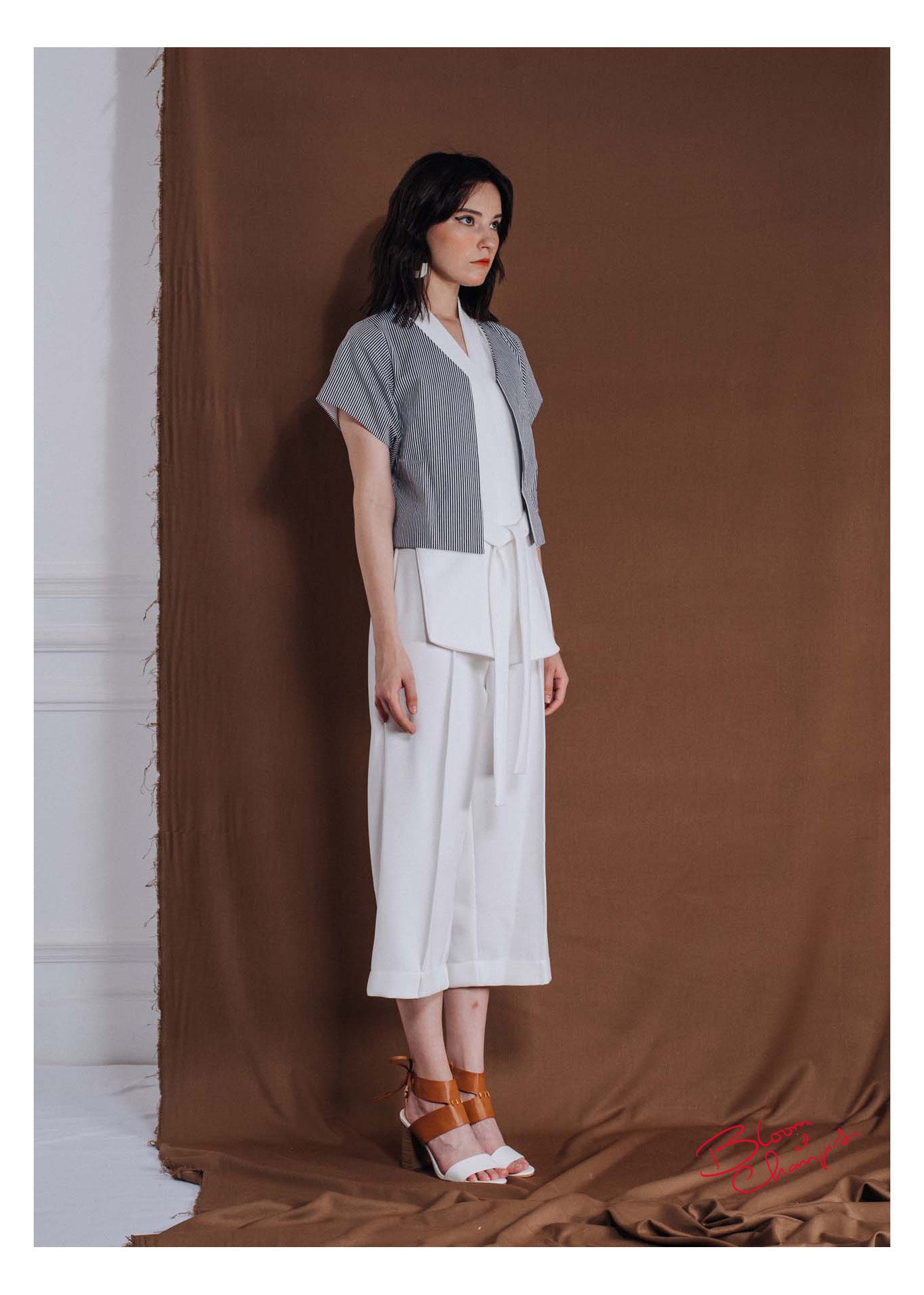 Sleeved Double Vest Top