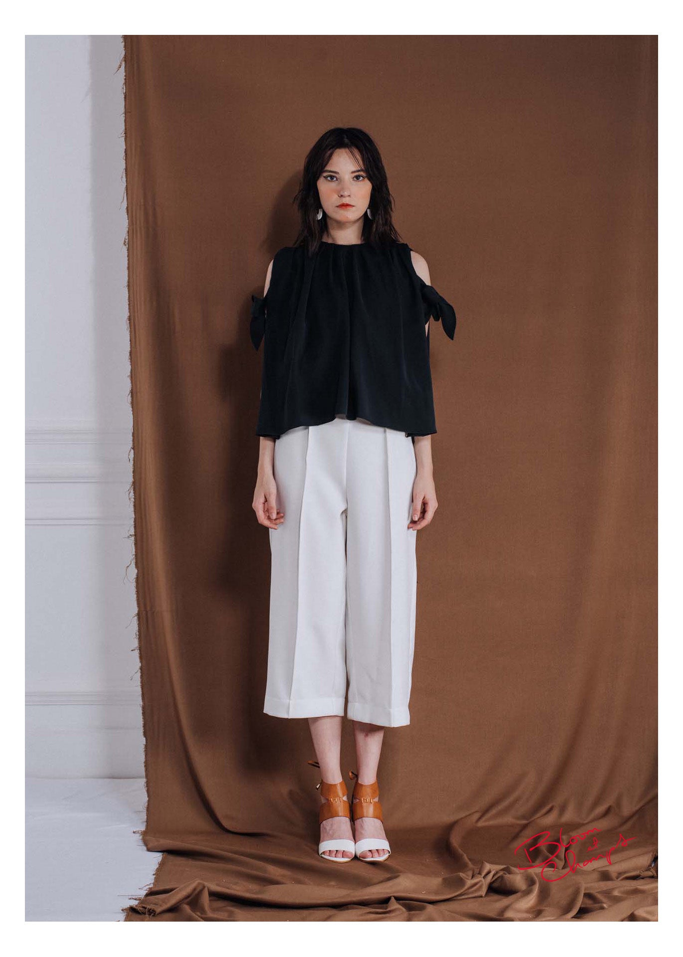 Dark Navy String Top