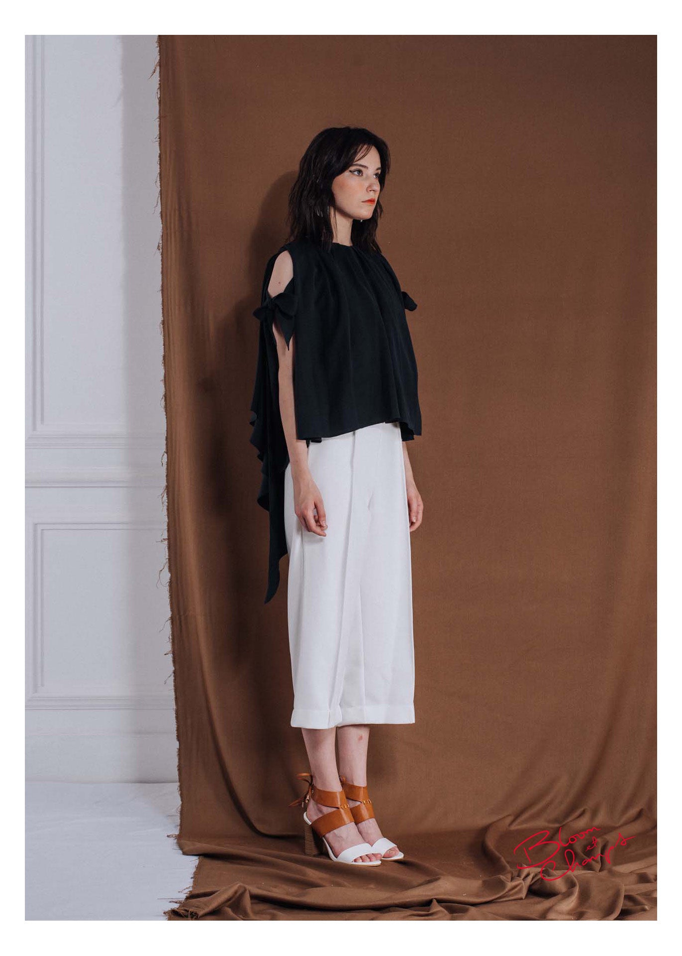 Dark Navy String Top