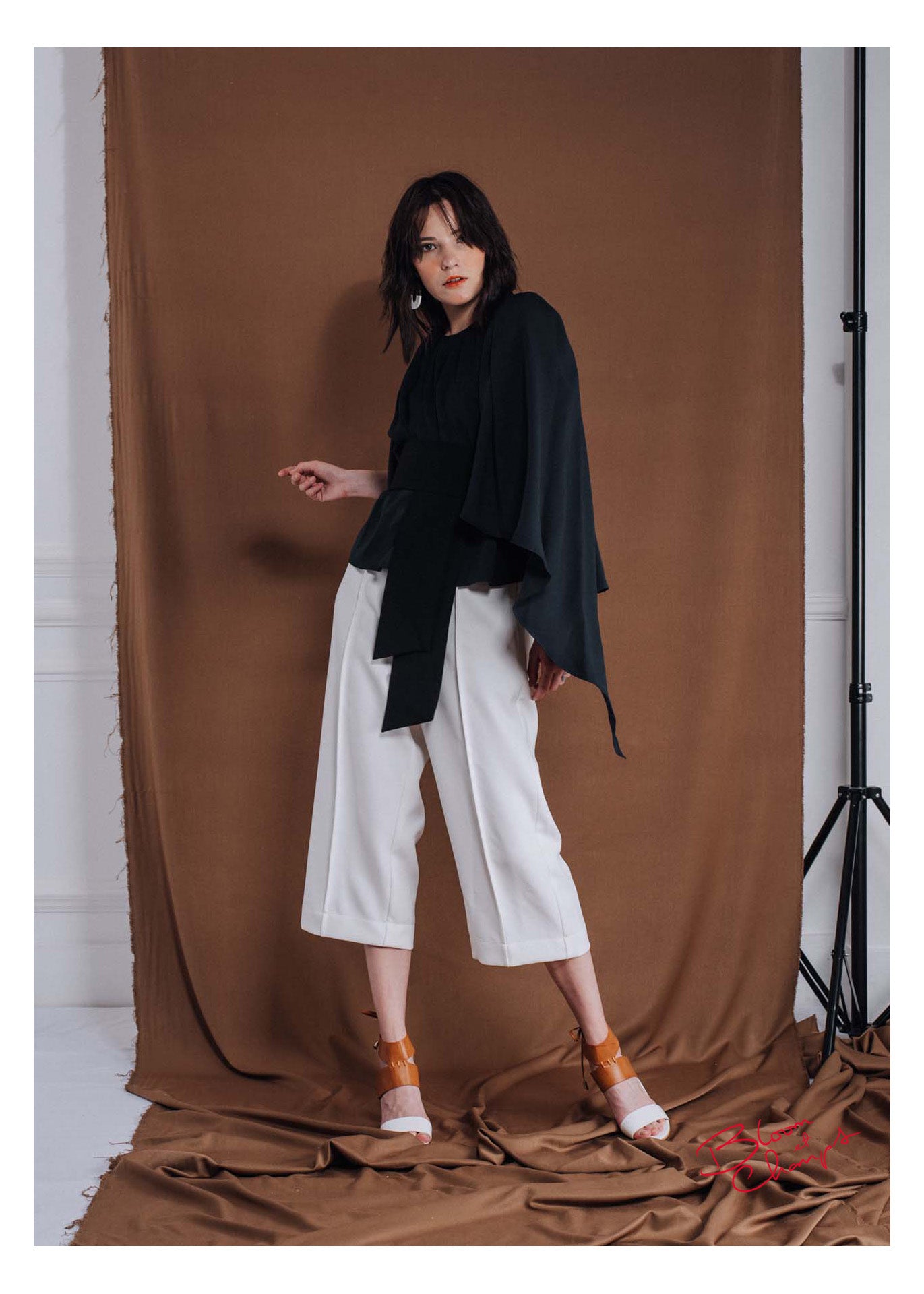 Dark Navy String Top