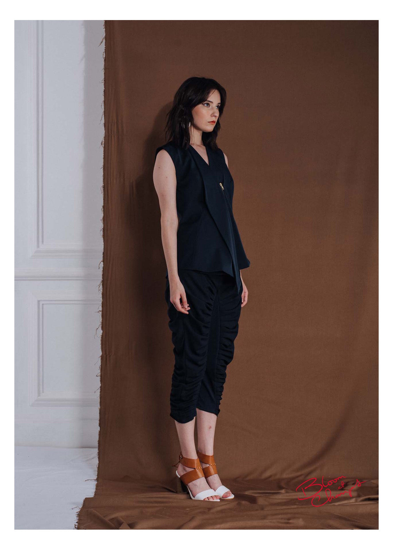 Navy Zipper