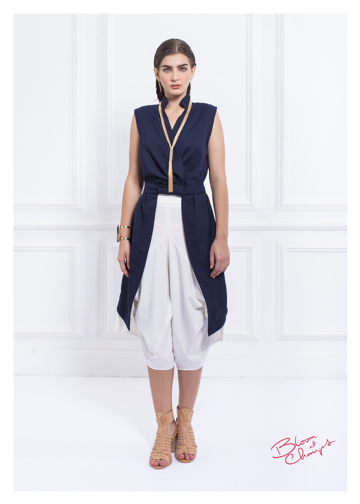 Long Navy Top