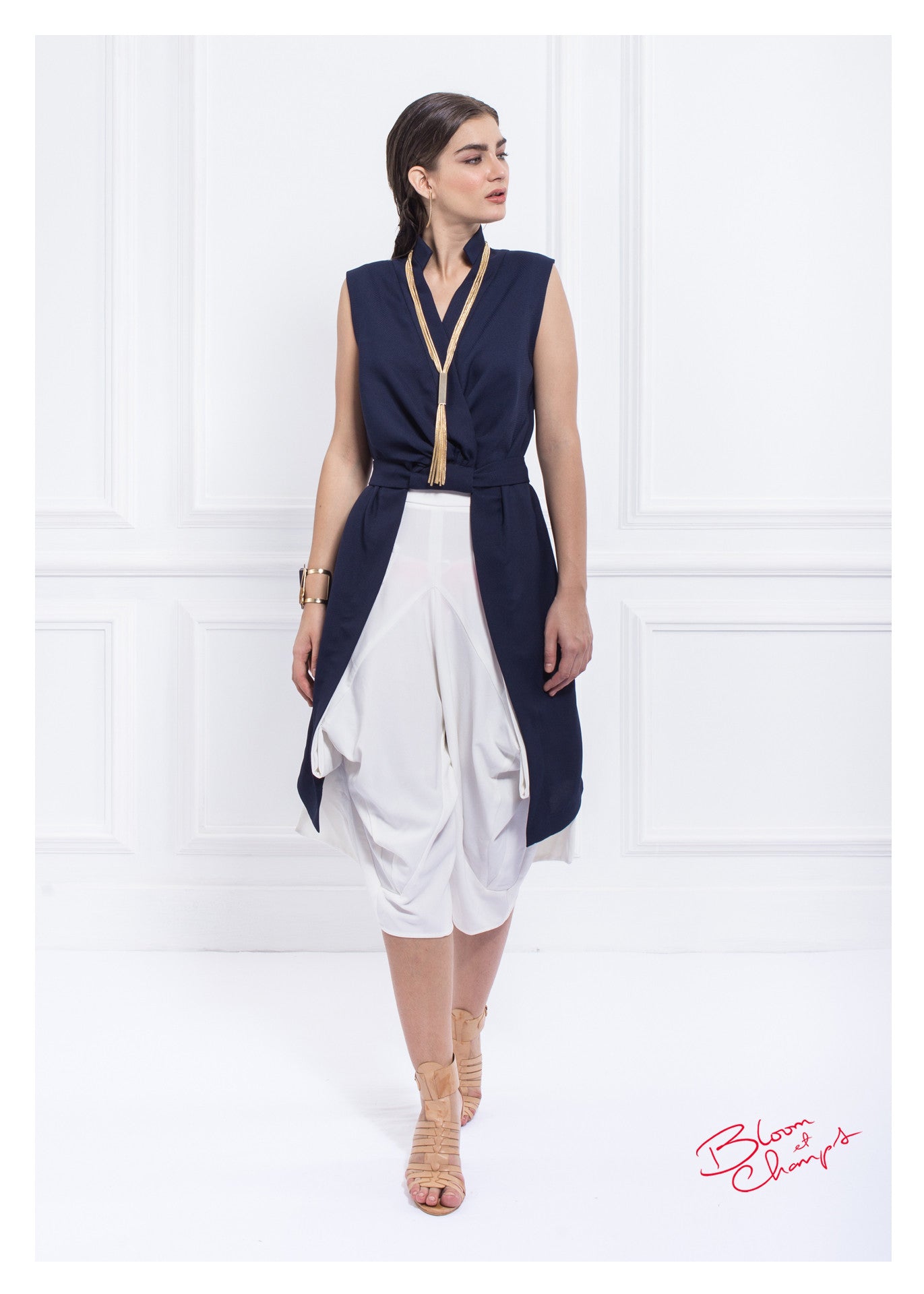 Long Navy Top