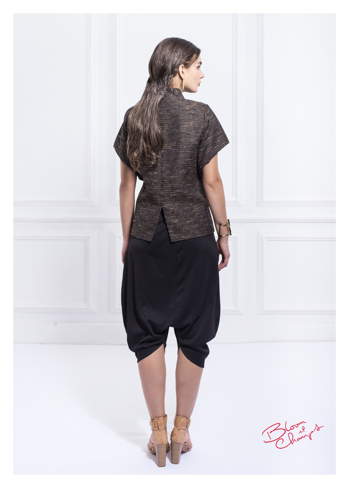 Wooden Kimono Top