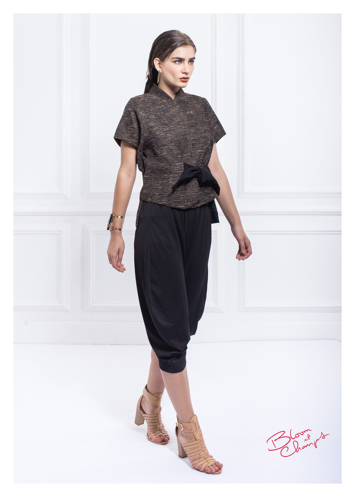 Wooden Kimono Top