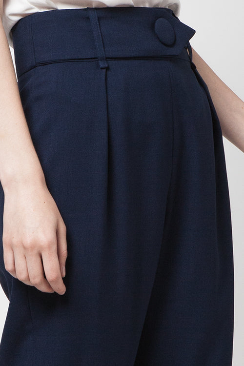Navy Tie Pants
