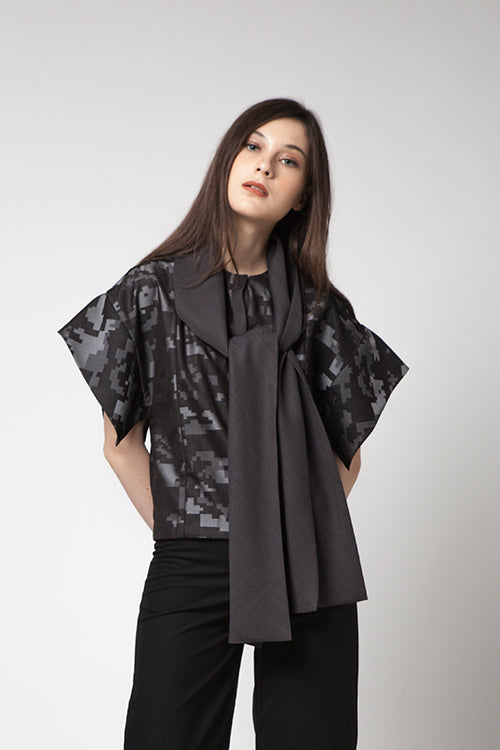 Scarf Motif Top