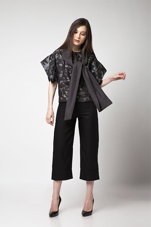Scarf Motif Top