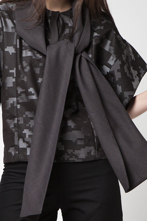 Scarf Motif Top
