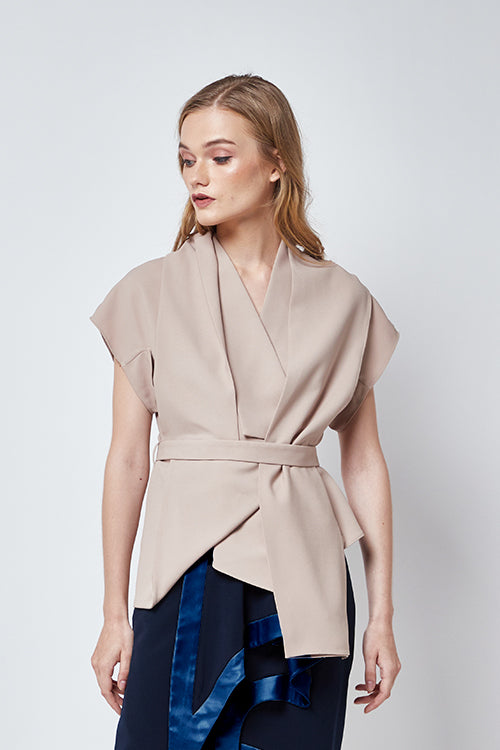 Top Scarf Nude