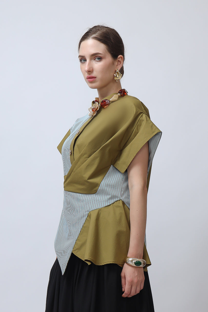 Bloom et Champs Kemeja Silang Olive