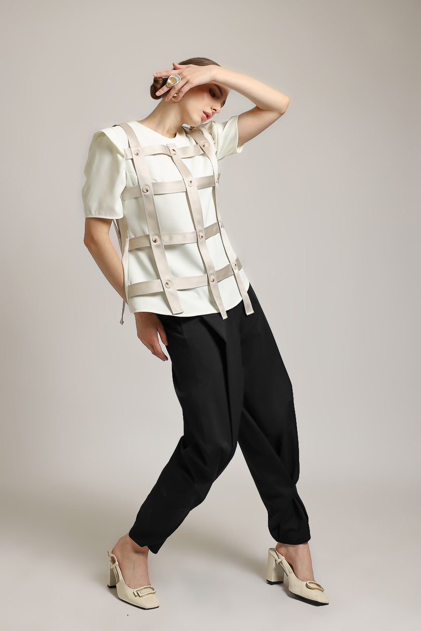 Bloom et Champs Blouse Anyaman Kancing