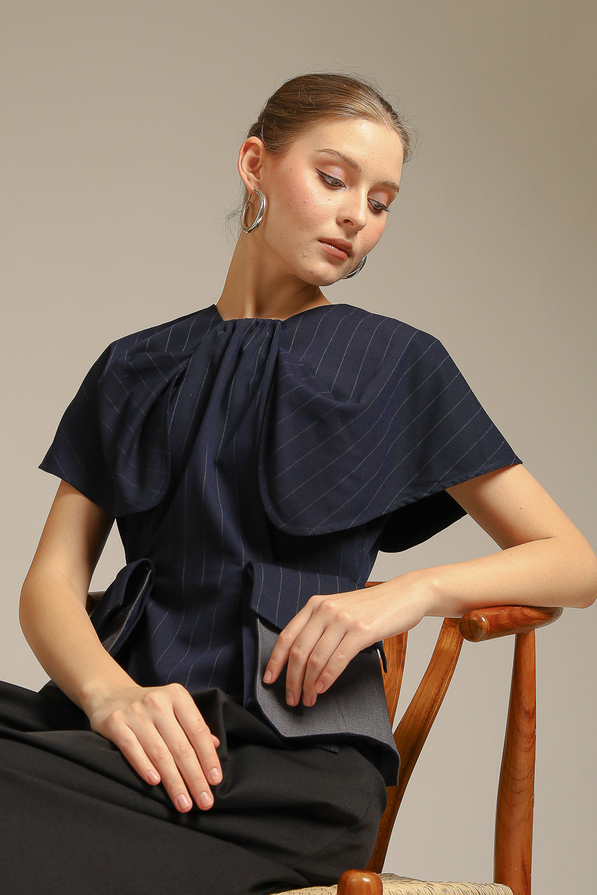 Bloom et Champs Love Navy Blouse