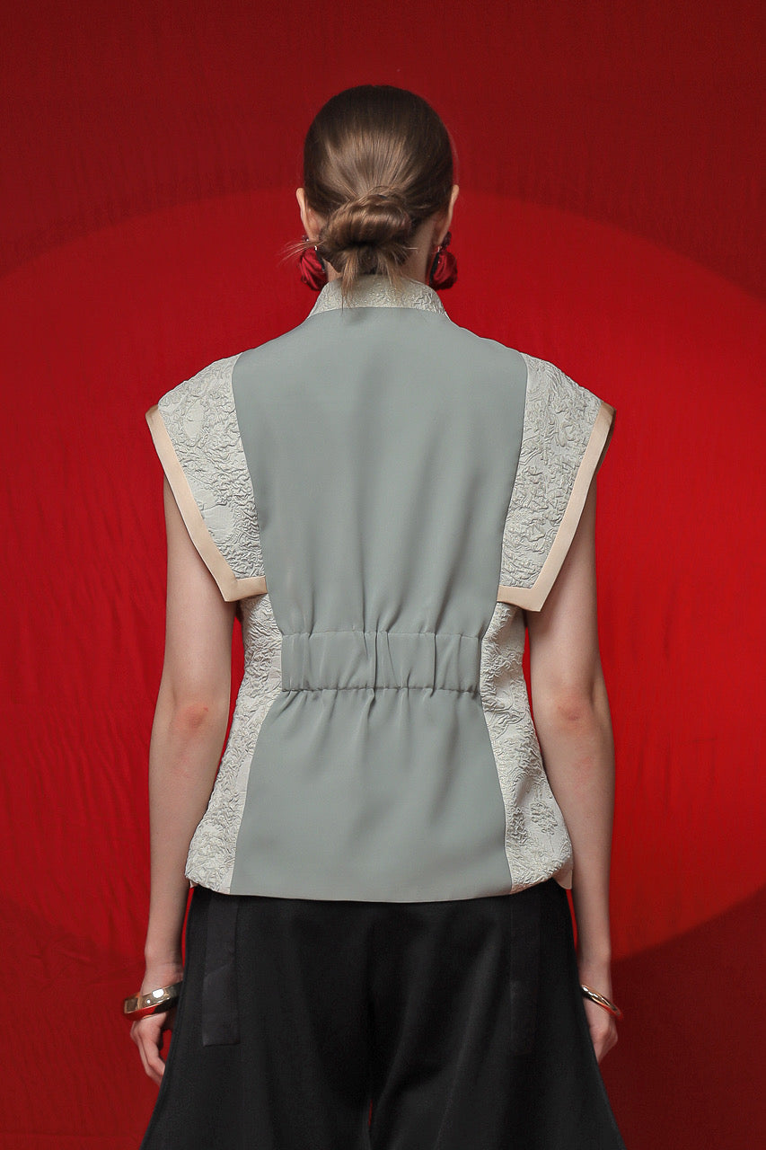 Bloom et Champs Minty Blouse in Mint