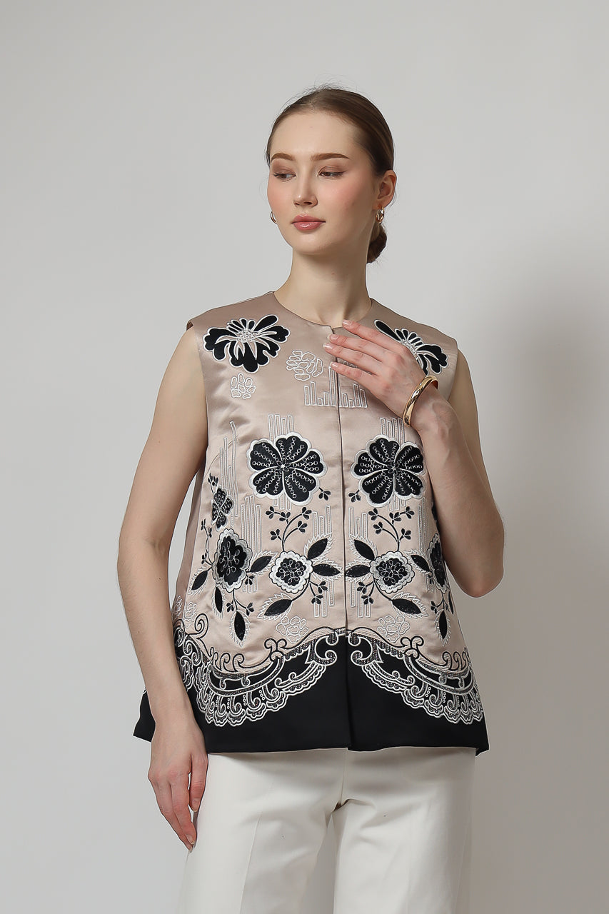 Bloom et Champs Dannie Vest Bordir