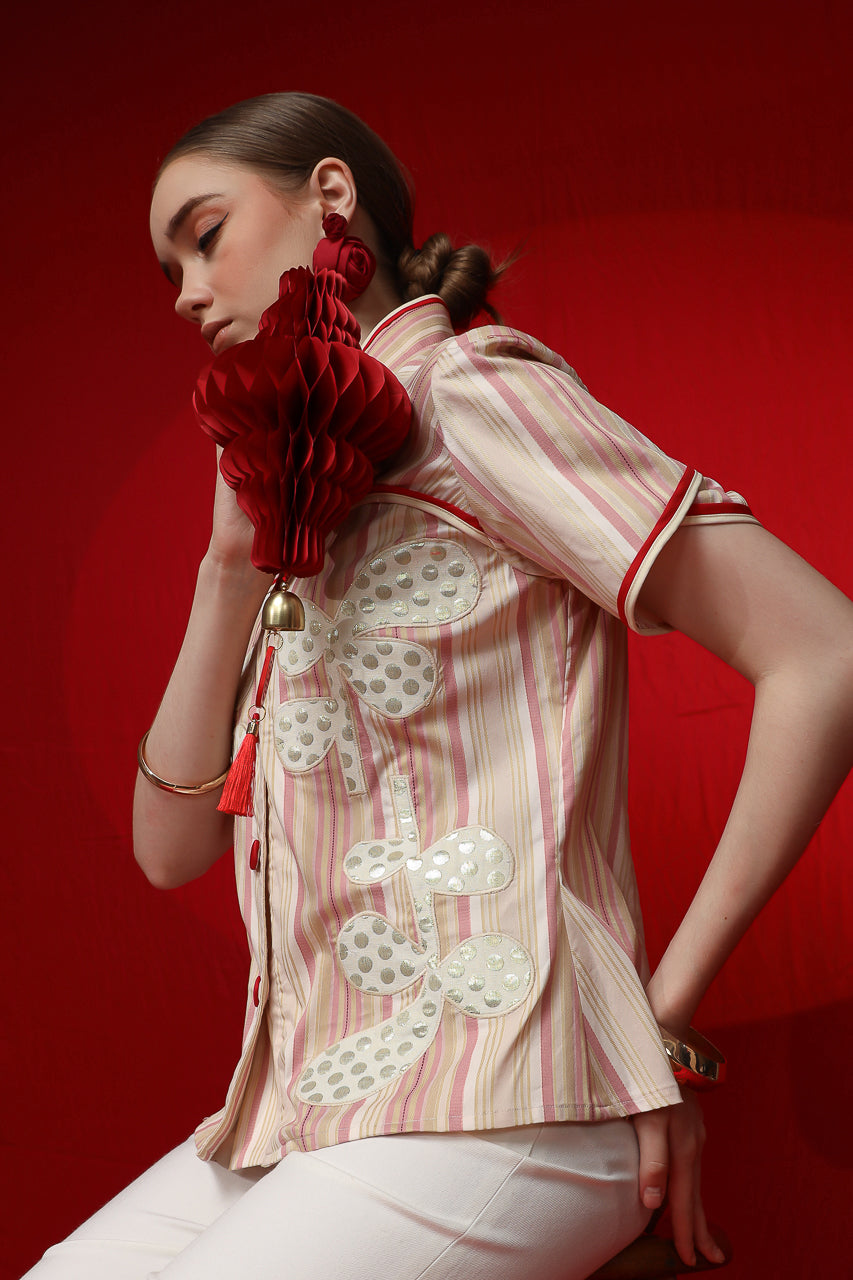 Bloom et Champs Kemeja Pagoda Pink