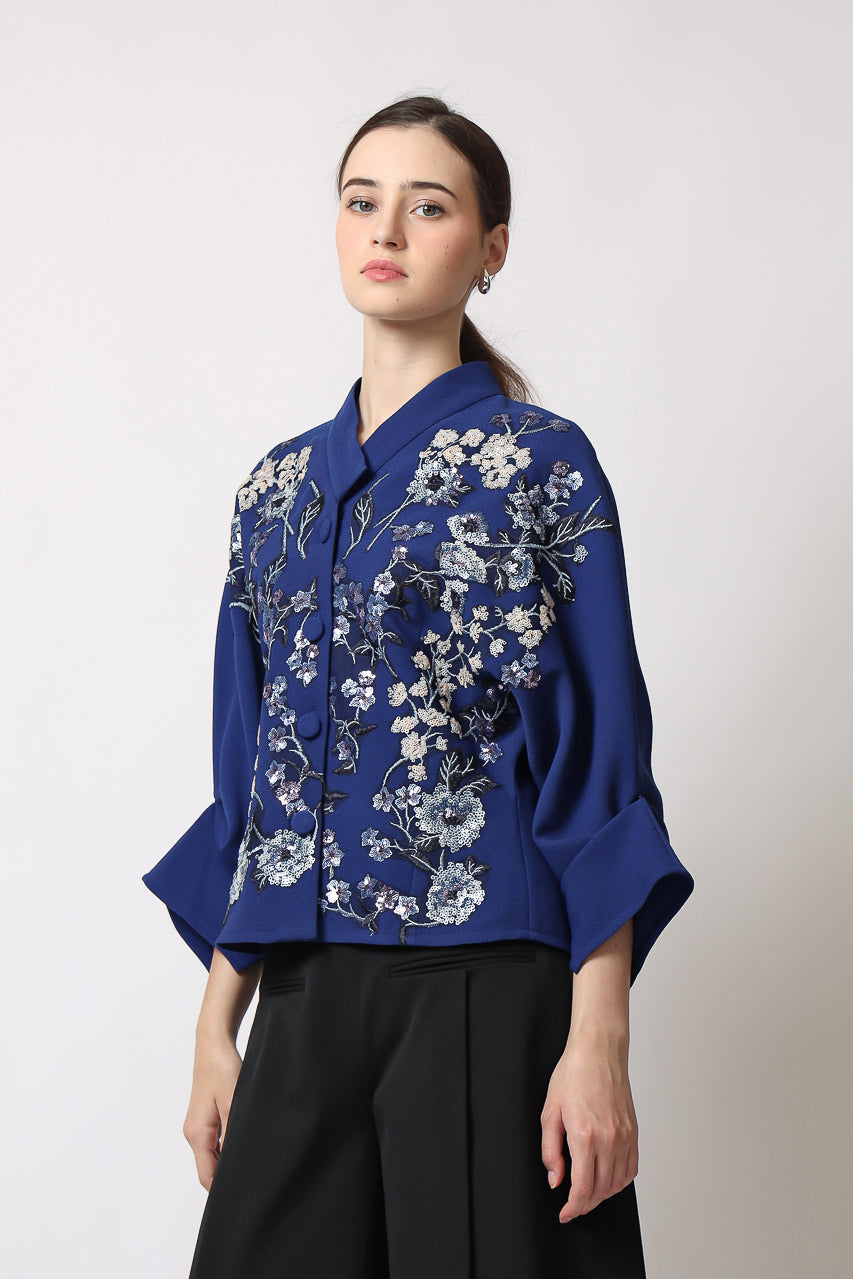 Bloom et Champs Blazer Biru Payet Elektrik