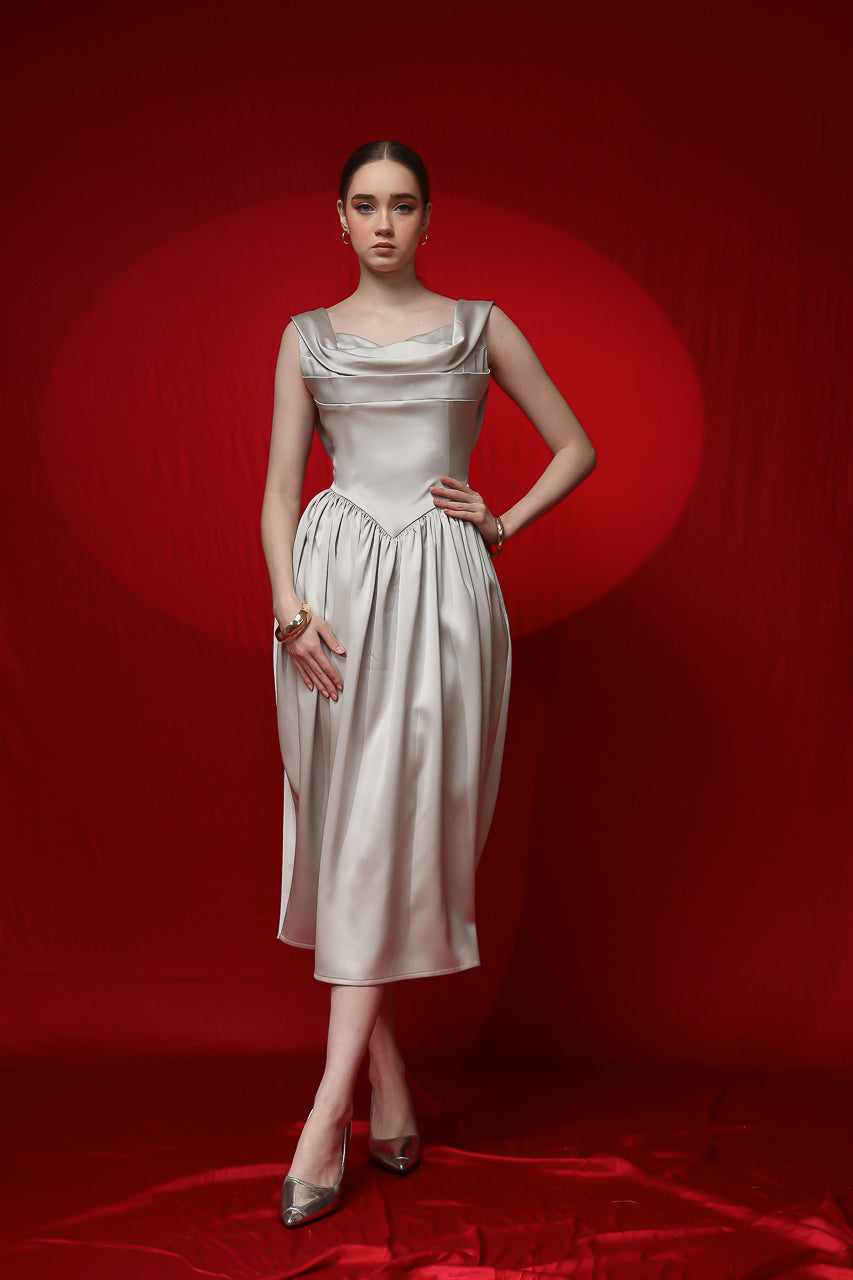 Bloom et Champs Vienna Silver Dress