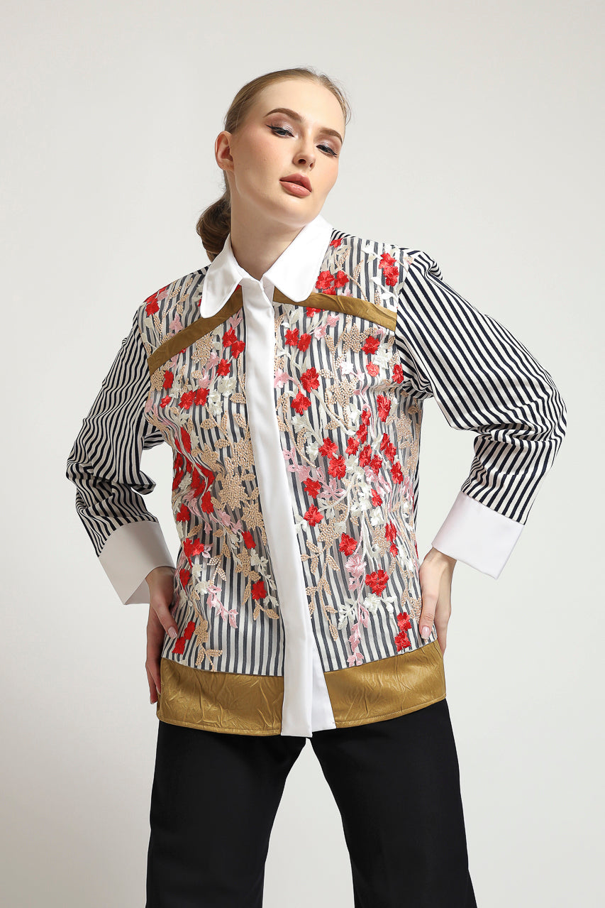 Bloom et Champs Kemeja Garden Tulle