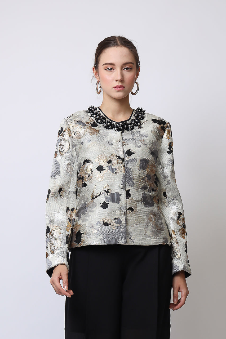 Bloom et Champs Jacquard Payet New Year Blazer