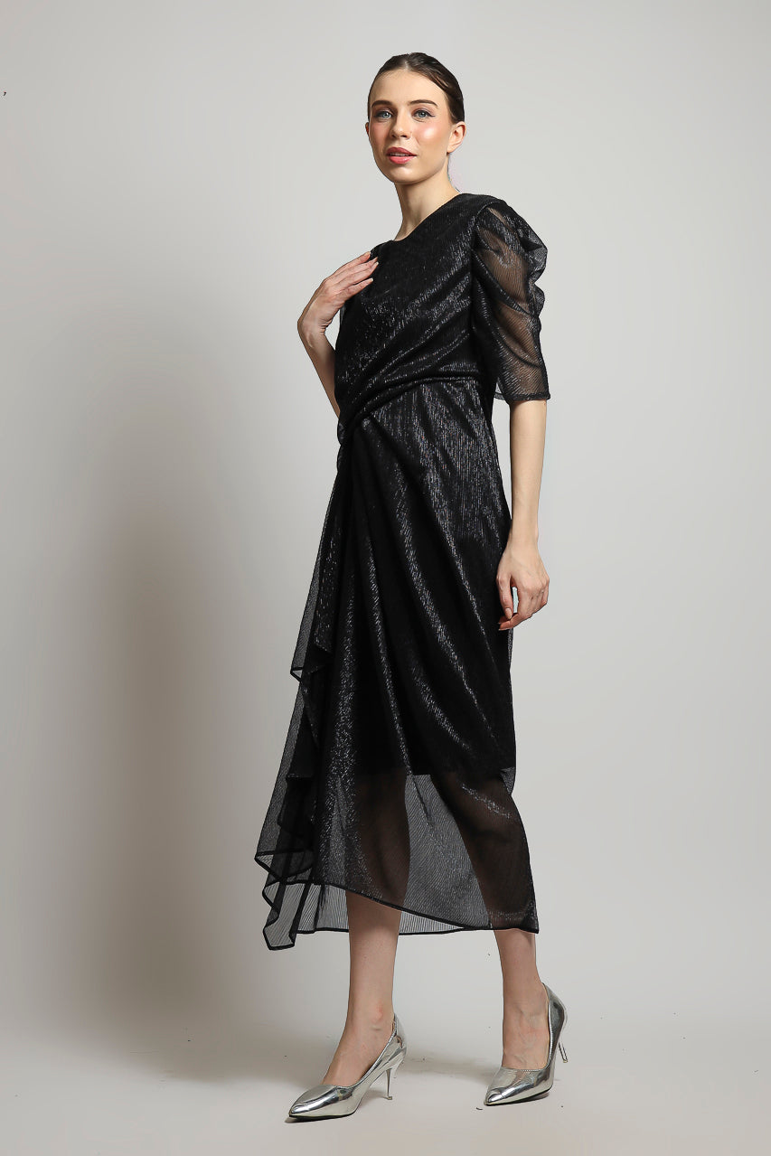 Bloom et Champs Dress Tangan Balloon Glitter