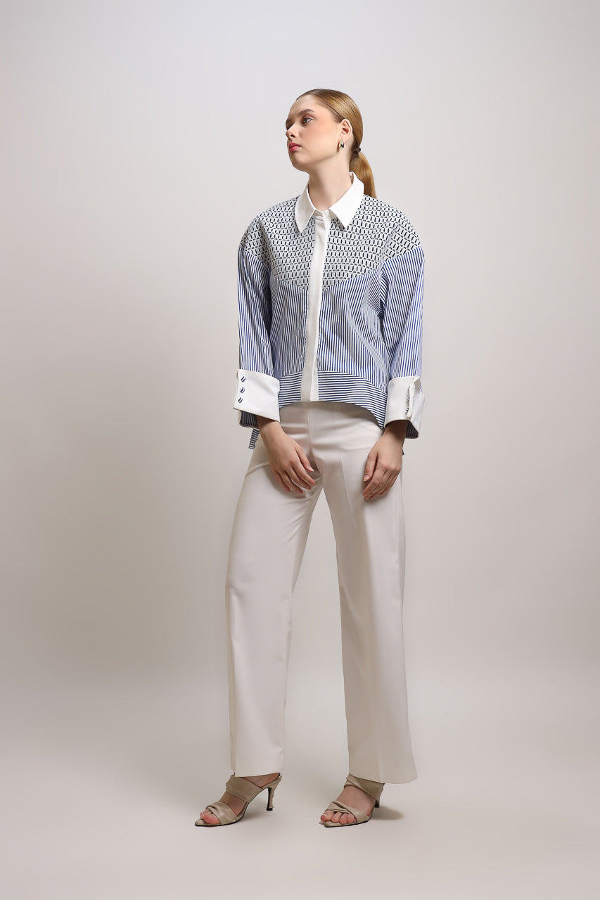 Bloom et Champs Kemeja Dasi Denim