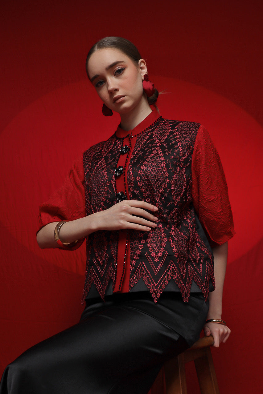 Bloom et Champs Blouse AK Bomba Payet Merah