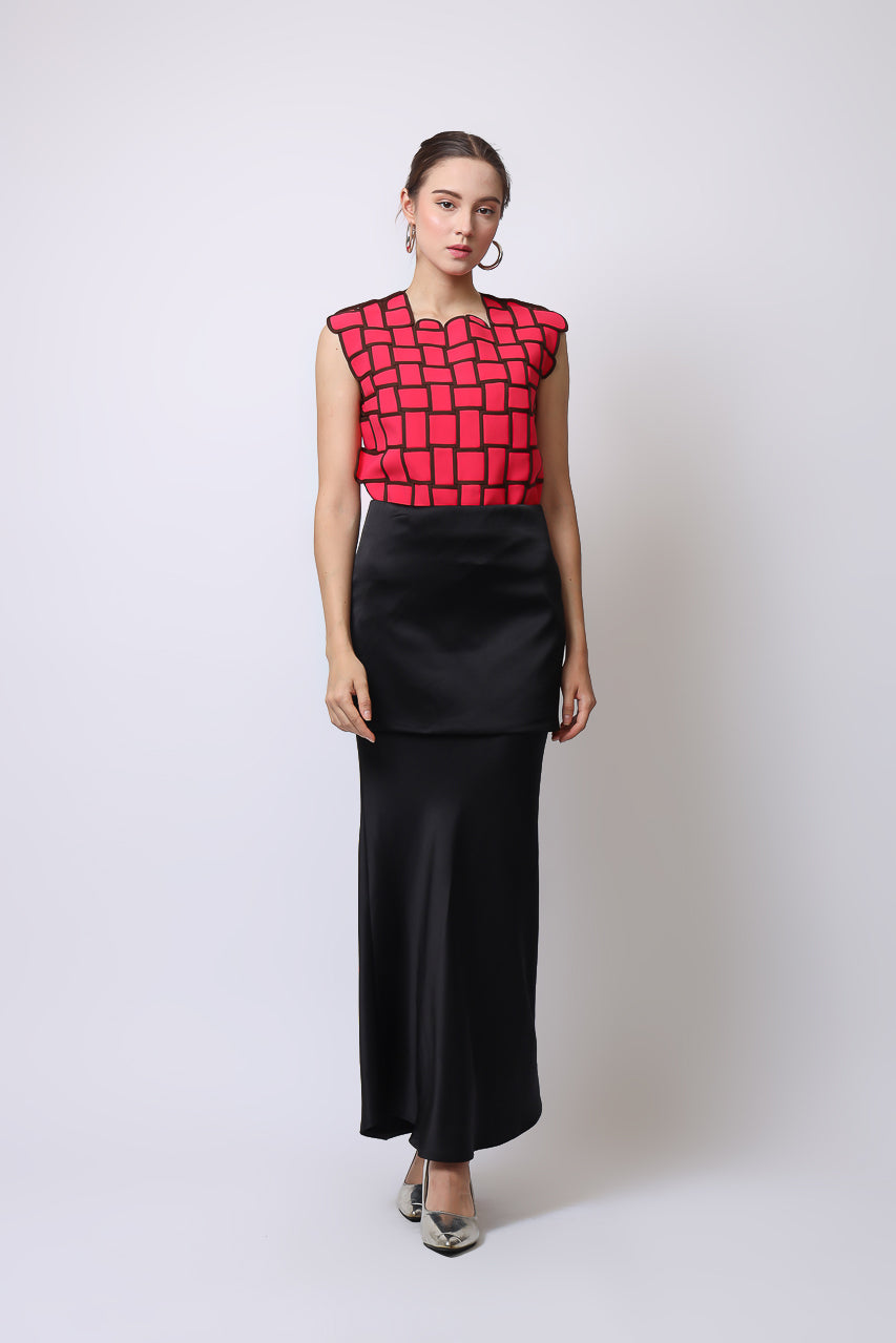 Bloom et Champs Anyam Fuschia Top/Alena Chiffon Pants