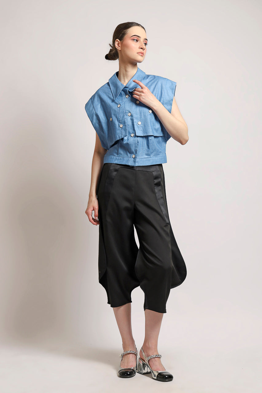 Bloom et Champs Kemeja Baby Blue