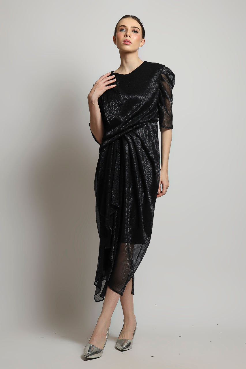 Bloom et Champs Dress Tangan Balloon Glitter