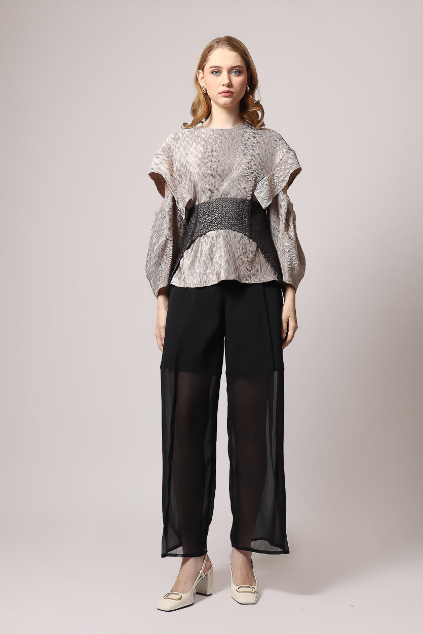 Bloom et Champs Top Obi Jacquard/Bloom Celana Alena Chiffon