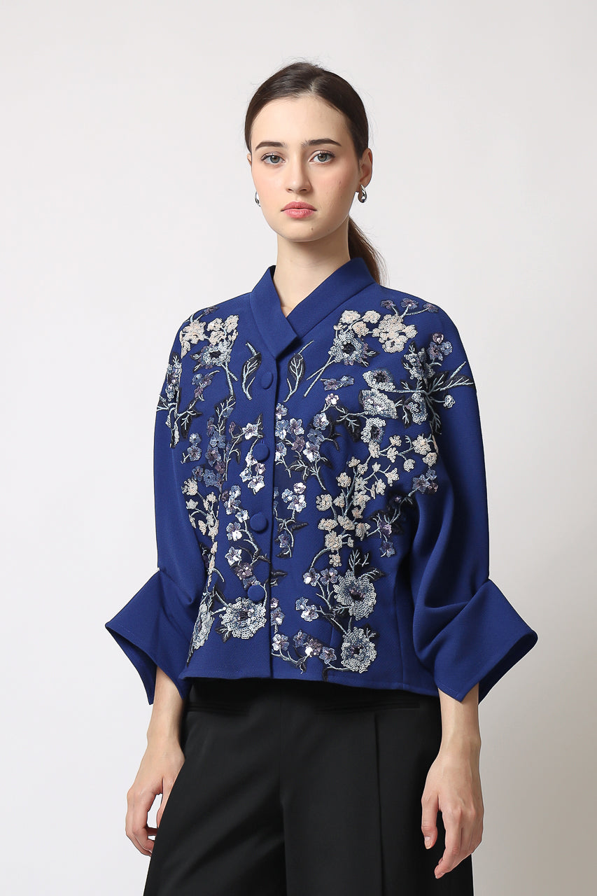 Bloom et Champs Blazer Biru Payet Elektrik