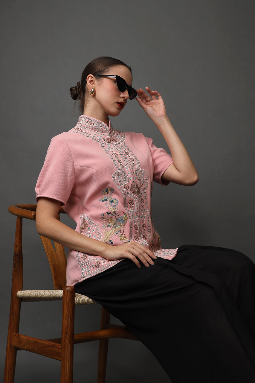 Bloom et Champs CS Short Sleeve Embroidered