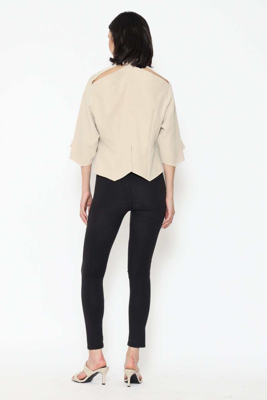 Bloom et Champs Shoulder Slit Shirt