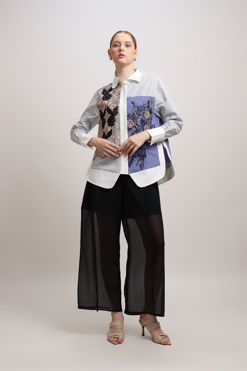 Bloom et Champs Kemeja BB Payet Biru