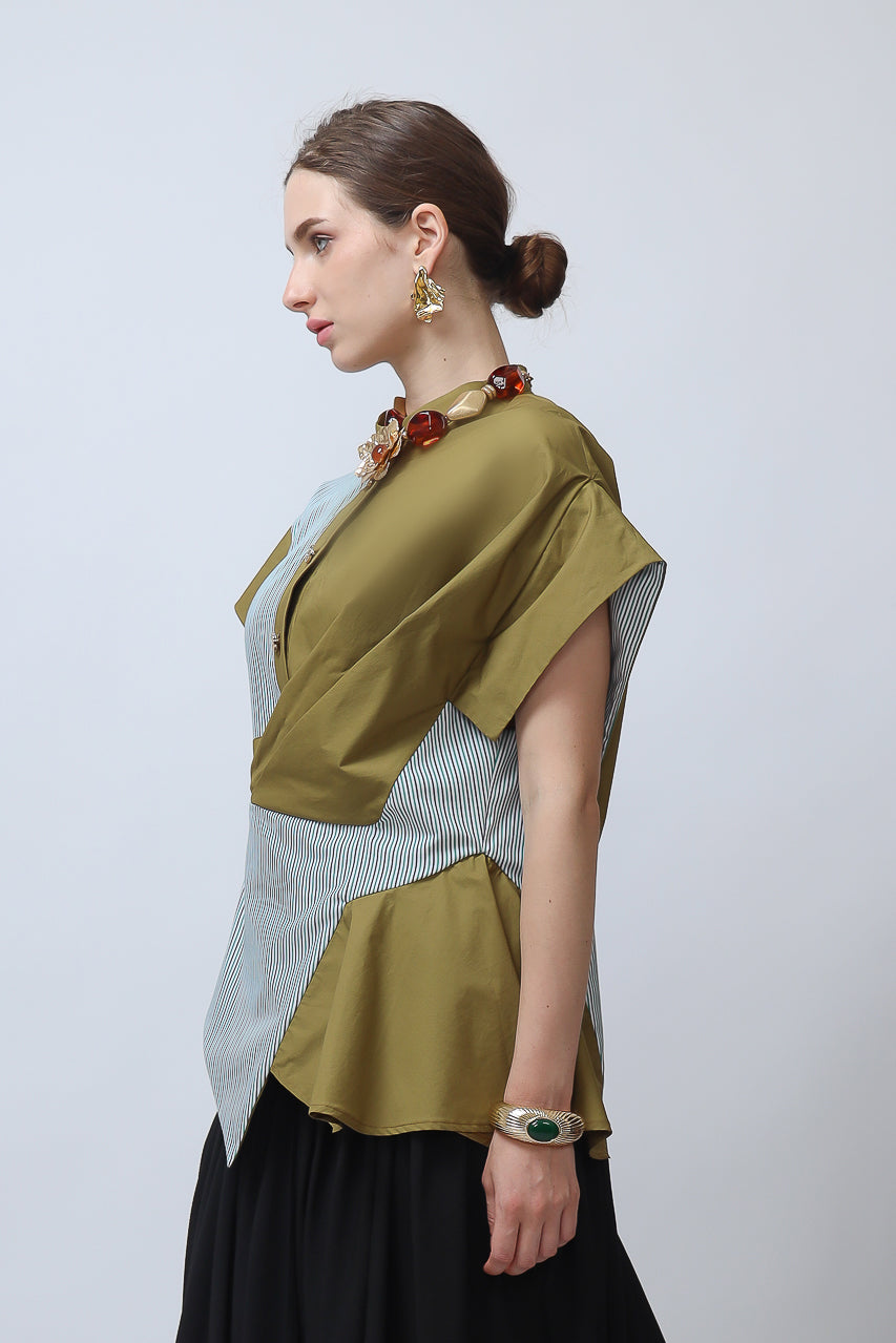 Bloom et Champs Kemeja Silang Olive